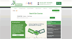 Desktop Screenshot of cp-training-consortium.co.uk